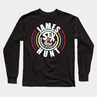 James Hunt Breakfast of Champions Long Sleeve T-Shirt